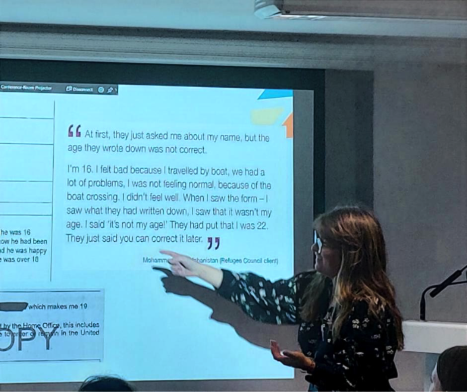 Francesca Sella delivering training