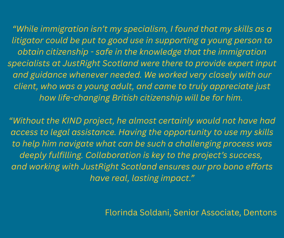 quote from Florinda Soldani, Senior Associate, Dentons