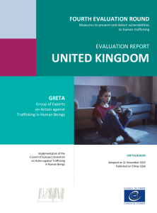 GRETA report first page cover
